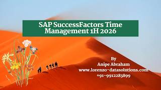 SAP SuccessFactors Time Management 1H 2026 | New Features Explained