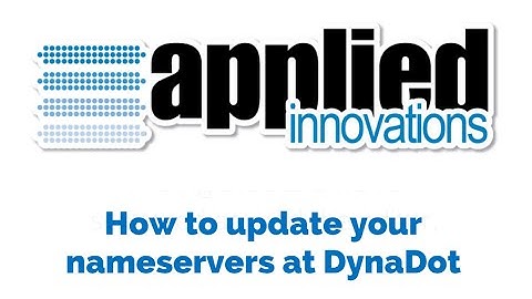 How to update your nameservers at Dynadot