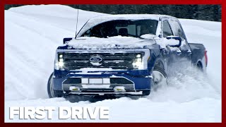 Ford F-150 Lighting in EXTREME Winter Conditions - Can This EV Truck It Handle It?