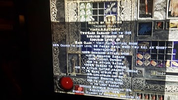 Diablo 2 Making Breath of the Dying in an Ethereal Superior Thunder Maul