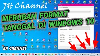 Tutorial Mengubah Format Tanggal di Komputer Win 10 (How to Change Date Format in Win 10 Computer)