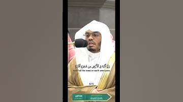 Surah Luqman Verse (27-28) Yasser Al Dosari - سورة لقمان #ياسر_الدوسري #اكسبلور #قرآن #quran #islam
