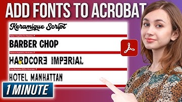 How to Add Fonts to Adobe Acrobat | Full Guide | install fonts adobe reader