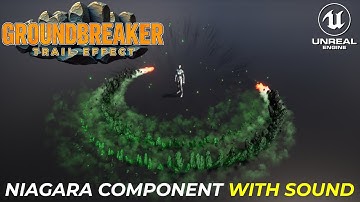 01 Groundbreaker Spline Niagara Component + Blueprint on Unreal Engine