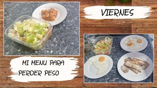 Mi Menú Para Perder Peso Con Recetas Jueves