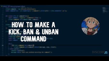 How to make a ban, unban, and kick command Discord.js V12 (Feburary 2021)