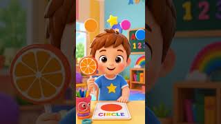 Learn the Circle Shape with Fun! 🔵🍭 | Kids Learning Cartoon