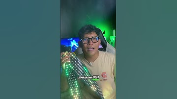 STROBO KACA RUNNING TEXT 5 BARIS ANIMASI TERBARU, COCOK UNTUK PEMULA