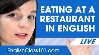 ⁣How to Order Food at a Restaurant in English - Basic English Phrases