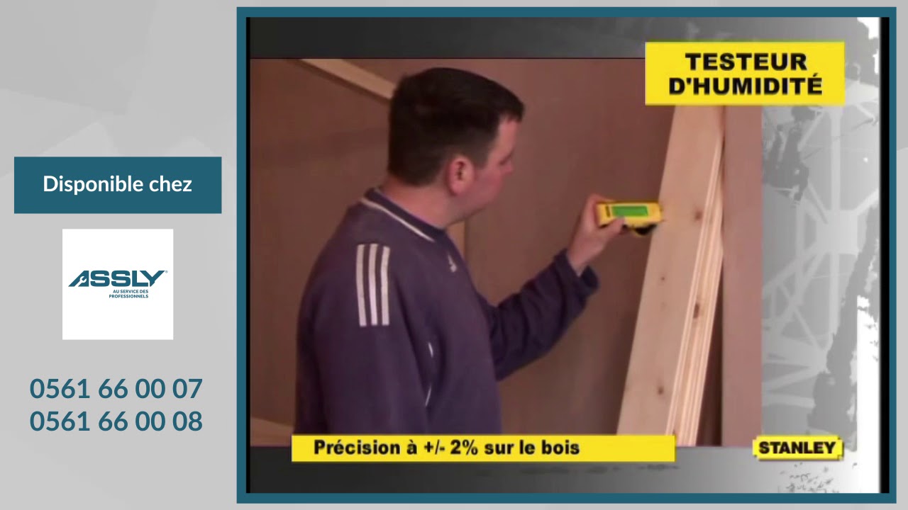 Assly Stanley 0 77 030 Testeur D Humidite Youtube