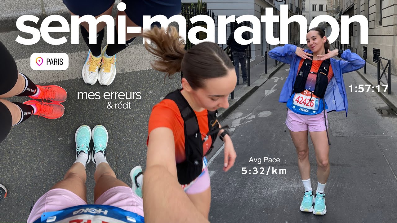 J’ai pas aimé le Semi-Marathon de Paris… voilà pourquoi 😳 (récit sans filtre & mes erreurs)