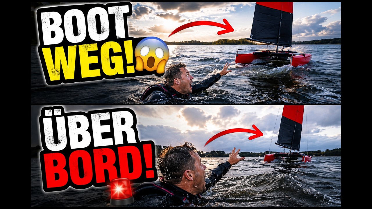 ⁣😱 Ich gehe über Bord – das passiert mit dem Boot! ⛵