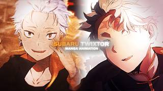 Subaru Natsuki Manga Twixtor Clips 4K Quality Rezero