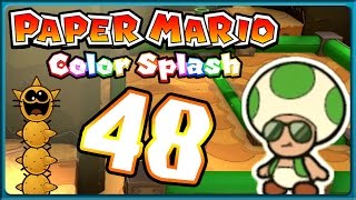 PAPER MARIO: COLOR SPLASH Part 48: Trollende Pokeys & verschlingender Treibsand