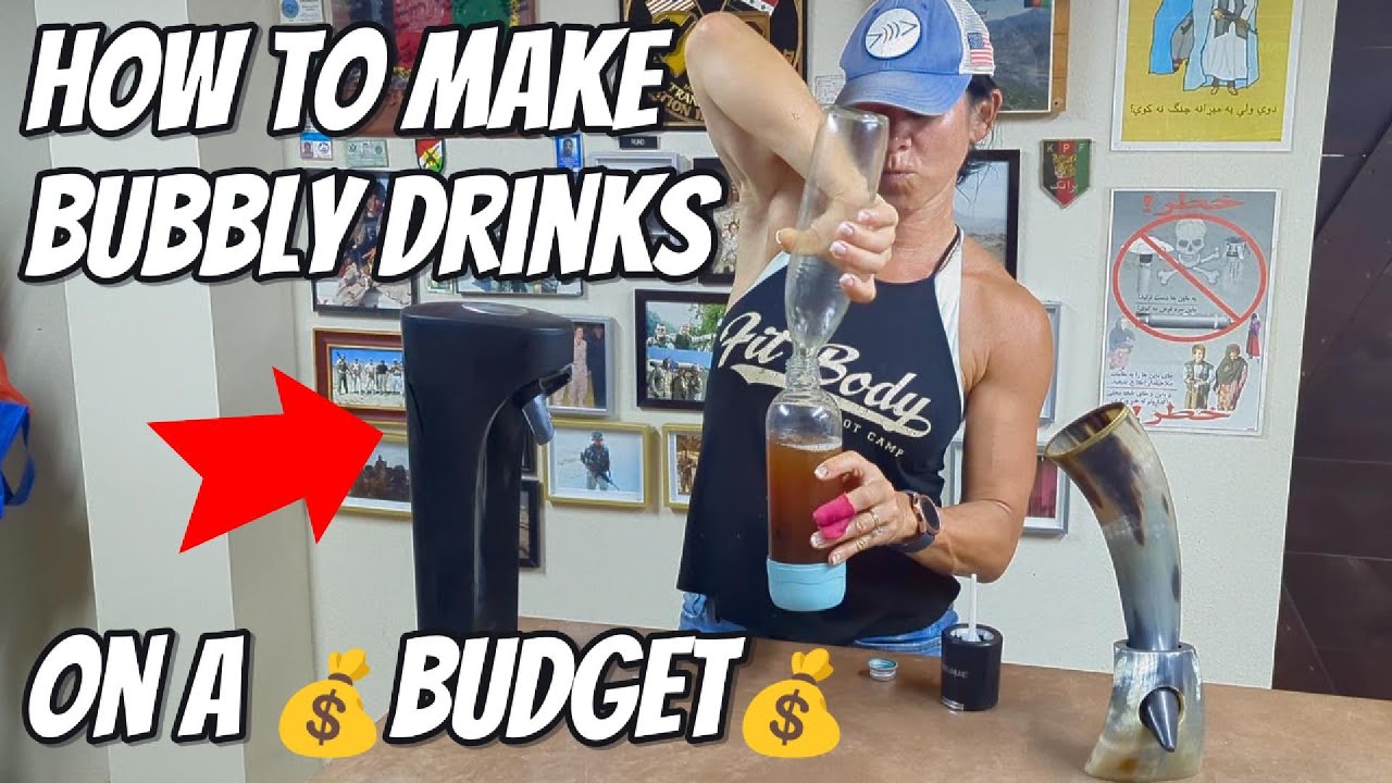 Make Your Own Cheap Carbonated Drinks - 20lb CO2 Tank Adapter Drinkmate SodaStream Home Carbonation