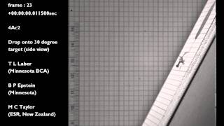 Blood drop falling to a 30 degree target (side view) | Blood Spatter Analysis
