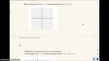 2.5 Transformations of Functions (Part 2)