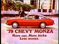 79 chevy monza hatchback commercial 1978