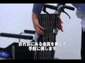 【日進医療器】 介助用車椅子ＮＣ－２ＣＢ背折れ式・介助ブレーキ付