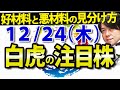 【5億り人の目利】12月24日(木)今宵クリスマスイブの注目銘柄・注目株や好決算・好材料のフィット、サイジニアなどを解説