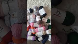 Stocked up on some Big Twist and Pipsqueak sale yarn from Joann! Half of it arrived today.