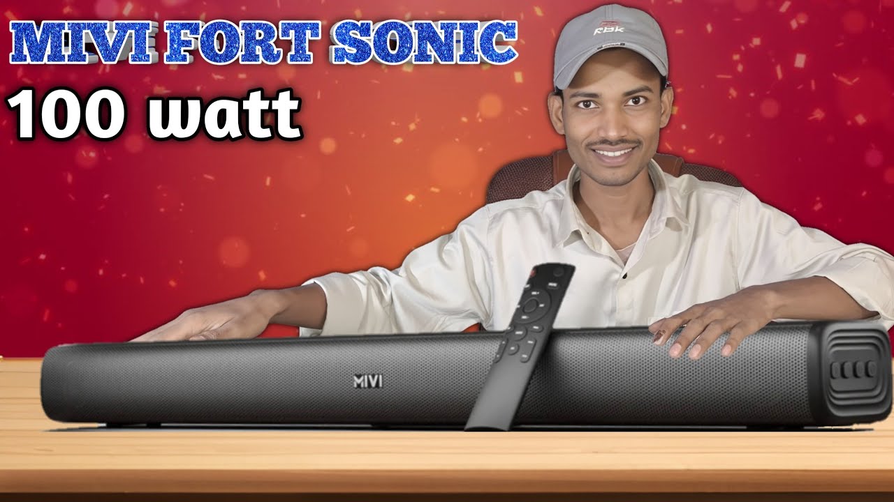 Mivi Fort Sonic 100 !! 100 Watts Soundbar Review Full Details !! 