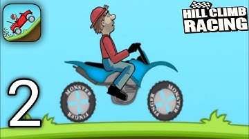 Hill Climb Racing - Gameplay Walkthrough Part 2 - Motocross Bike (Android, iOS)