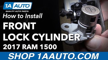 How to Replace Front Door Lock Cylinder 09-18 Ram 1500