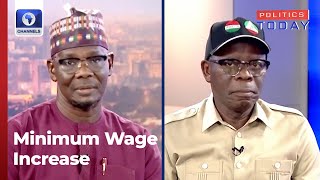 Oshiomhole, Gov Sule Discuss State Govt & Sustainable Living Wage