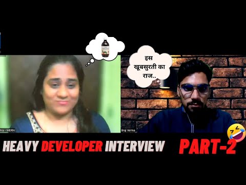 funny interview with shravani mishra part-2  | full stack software developer learn coding #brajverma
