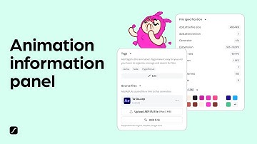 LottieFiles tutorial for beginners: How to access important details of your animation