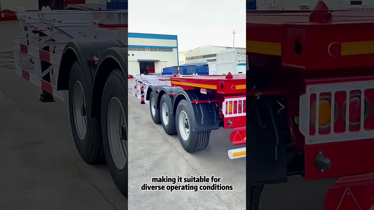 40 Foot Skeleton Semi Trailer: A Good Helper for Logistics and Transportation