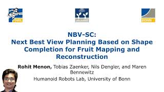 NBV-SC: Next Best View Planning based on Shape Completion - IROS23 Paper Presentation by Humanoids Bonn 57 views 7 months ago 4 minutes, 43 seconds