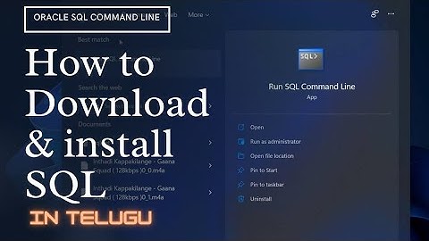 How To Install ORACLE SQL COMMAND LINE in your Computer