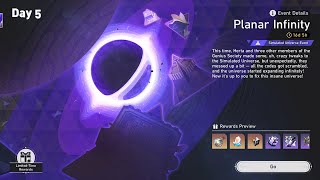 Event Guide | Planar Infinity - Day 5 | "Infinite Expansion Upgrade" Plane | Honkai Star Rail 1.4