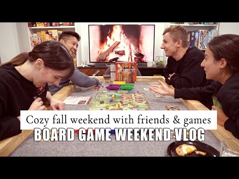 Play games with us all weekend! | COZY BOARD GAME WEEKEND VLOG!