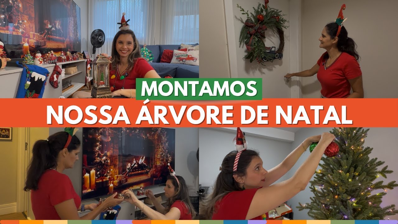 Nossa Árvore e Decoração de Natal tão Esperada