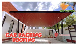 carpark roofing sun roofing #buildingmaterials #trending #trend #house #funny #carpakingroofing