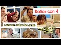 🚿Rutina de BAÑOS con 4 niños cuando estoy SOLA/ 👏VIENE una Amiga/🧑‍🍳 LOMO de cerdo en salsa de LECHE