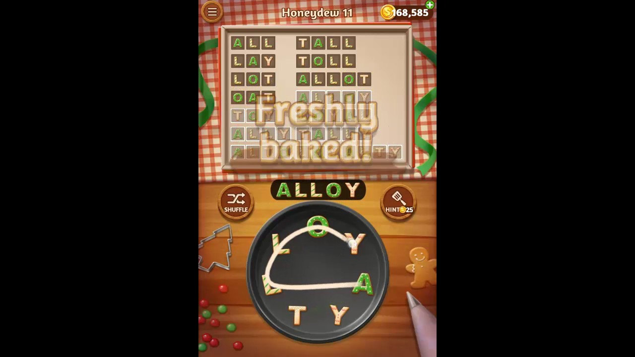 Honeydew 11 word cookies