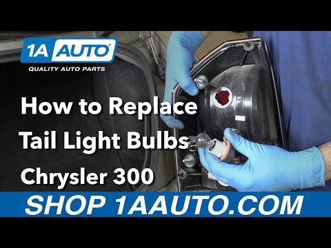 How to Replace Install Tail Light Bulbs 2006 Chrysler 300 Buy Parts from 1AAuto.com