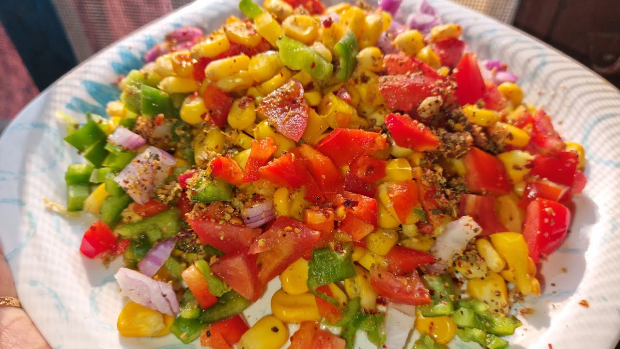 Sweet Corn Salad | Healthy Diet | 10 minutes breakfast recipe 