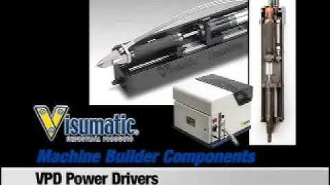 VPD Power Driver Automatic Screwdriver with Screwfeeder - Machine Builder Components from Visumatic