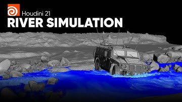 Houdini Tutorial | River Simulation in Houdini | Car Rig Houdini