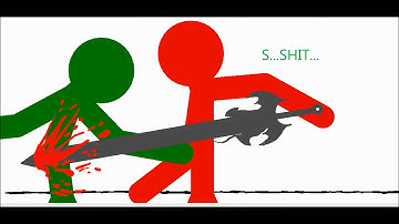 Stickman fight animation: RED VS BLUE (my first video)