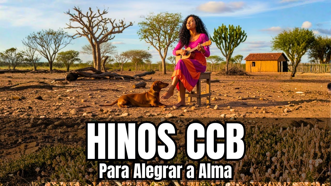 🙏 HINOS CCB PARA SENTIR O AMOR DE DEUS EM CADA NOTA | LOUVORES CALMOS E TOCANTES COM UKULELÊ 🎵💖