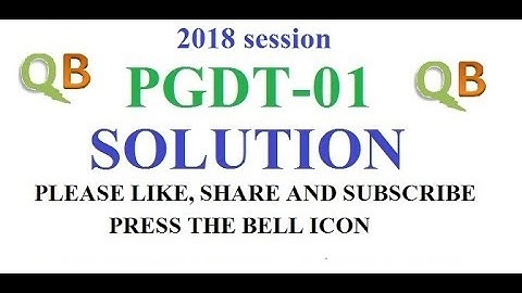 pgdt 1 2018
