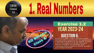 RD Sharma Class 10 EX 1.2 Q 6: During a sale, color pencils were being sold in packs of 24 each and screenshot 3