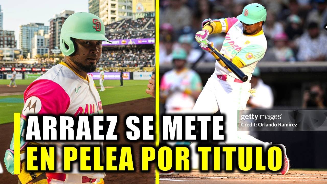 LUIS ARRAEZ ENCIENDE EL BATE Y SE METE EN LA PELEA POR TITULO DE BATEO ...