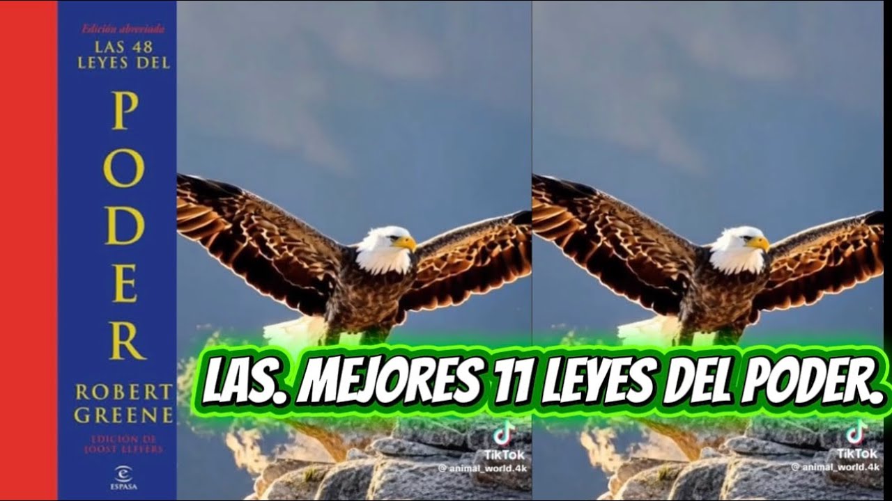 Mira las mejores 11 leyes  del libro las 48 leyes del poder.